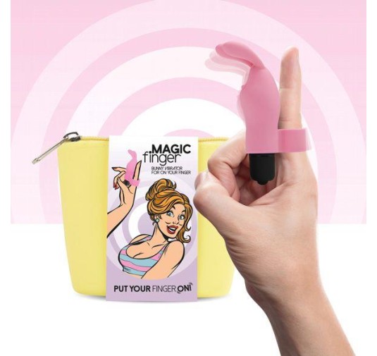 FeelzToys - Magic Finger Vibrator Roze Różowy